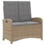 Set de comedor jardín con cojines 4 pzas ratán sintético beige de , Conjuntos de jardín - Ref: Foro24-3277372, Precio: 526,56...