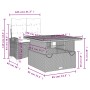 Juego de comedor jardín 2 pzas con cojines ratán sintético gris de , Conjuntos de jardín - Ref: Foro24-3277403, Precio: 319,2...