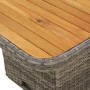 Juego de comedor de jardín 4 piezas con cojines ratán PE gris de , Conjuntos de jardín - Ref: Foro24-3277345, Precio: 534,80 ...