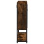 Armario con espejo baño madera roble ahumado 60x16x60 cm de , Tocadores de baño - Ref: Foro24-842423, Precio: 68,12 €, Descue...