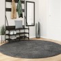 Alfombra de pelo corto OVIEDO gris antracita Ø 200 cm de , Alfombras - Ref: Foro24-375481, Precio: 115,82 €, Descuento: %