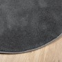 Alfombra de pelo corto OVIEDO gris antracita Ø 200 cm de , Alfombras - Ref: Foro24-375481, Precio: 115,82 €, Descuento: %