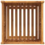 Jardinera con forro madera maciza de acacia 50x50x50 cm de , Maceteros y jardineras - Ref: Foro24-366440, Precio: 98,80 €, De...