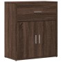 Aparador de madera de ingeniería marrón roble 60x31x70 cm de , Aparadores - Ref: Foro24-840470, Precio: 72,75 €, Descuento: %