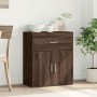 Aparador de madera de ingeniería marrón roble 60x31x70 cm de , Aparadores - Ref: Foro24-840470, Precio: 72,75 €, Descuento: %