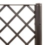 Jardinera con enrejado PP marrón 40x40x142 cm de , Maceteros y jardineras - Ref: Foro24-367920, Precio: 55,43 €, Descuento: %