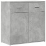 Aparador de madera de ingeniería gris hormigón 79x38x80 cm de , Aparadores - Ref: Foro24-840523, Precio: 101,11 €, Descuento: %