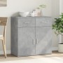 Aparador de madera de ingeniería gris hormigón 79x38x80 cm de , Aparadores - Ref: Foro24-840523, Precio: 101,11 €, Descuento: %