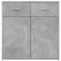 Aparador de madera de ingeniería gris hormigón 79x38x80 cm de , Aparadores - Ref: Foro24-840523, Precio: 101,11 €, Descuento: %