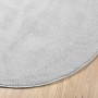 Alfombra de pelo corto OVIEDO gris Ø 160 cm de , Alfombras - Ref: Foro24-375546, Precio: 67,95 €, Descuento: %