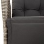 Set comedor de jardín 3 piezas con cojines ratán sintético gris de , Conjuntos de jardín - Ref: Foro24-3213427, Precio: 347,6...