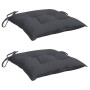 Cojines sillas de jardín 2 uds tela Oxford antracita 40x40x7 cm de , Cojines para sillas y sofás - Ref: Foro24-361450, Precio...