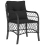Set de muebles jardín 5 pzas con cojines ratán sintético negro de , Conjuntos de jardín - Ref: Foro24-3212105, Precio: 494,29...