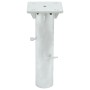 Base para sombrilla enterrada acero plateado 16x16x39,5 cm de , Bases para sombrillas - Ref: Foro24-4003367, Precio: 58,35 €,...