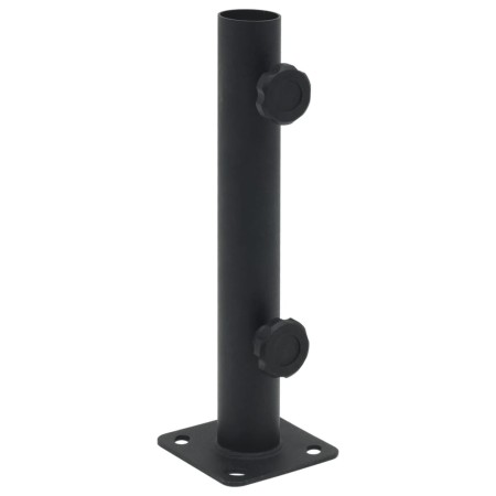 Base de sombrilla para mástil de Ø32/34/38 mm acero negro mate de , Bases para sombrillas - Ref: Foro24-4003371, Precio: 19,5...