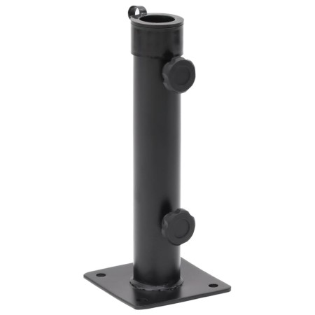 Base de sombrilla para mástil de Ø38/48 mm acero negro mate de , Bases para sombrillas - Ref: Foro24-4003373, Precio: 22,78 €...