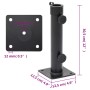 Base de sombrilla para mástil de Ø38/48 mm acero negro mate de , Bases para sombrillas - Ref: Foro24-4003373, Precio: 22,78 €...