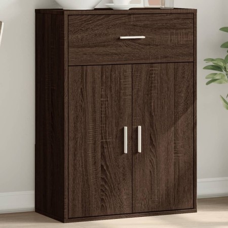Aparador madera de ingeniería roble marrón 60x30x84 cm de , Aparadores - Ref: Foro24-840498, Precio: 76,15 €, Descuento: %