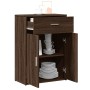Aparador madera de ingeniería roble marrón 60x30x84 cm de , Aparadores - Ref: Foro24-840498, Precio: 76,15 €, Descuento: %