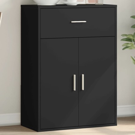 Aparador madera de ingeniería negro 60x30x84 cm de , Aparadores - Ref: Foro24-840493, Precio: 86,59 €, Descuento: %