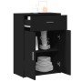 Aparador madera de ingeniería negro 60x30x84 cm de , Aparadores - Ref: Foro24-840493, Precio: 86,59 €, Descuento: %