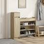 Zapatero madera de ingeniería roble Sonoma 100,5x28x100 cm de , Zapateros y organizadores de calzado - Ref: Foro24-840424, Pr...