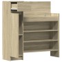Zapatero madera de ingeniería roble Sonoma 100,5x28x100 cm de , Zapateros y organizadores de calzado - Ref: Foro24-840424, Pr...