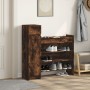 Zapatero madera de ingeniería roble ahumado 100,5x28x100 cm de , Zapateros y organizadores de calzado - Ref: Foro24-840426, P...