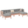Set de sofás jardín 6 pzas con cojines madera abeto Douglas de , Conjuntos de jardín - Ref: Foro24-3299572, Precio: 481,73 €,...
