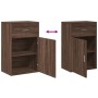 Armario almacenaje madera ingeniería marrón roble 56,5x39x90 cm de , Taquillas y armarios de almacenamiento - Ref: Foro24-840...