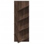 Estantería de pared 4 niveles marrón roble 33x16x90 cm de , Estantes y estanterías - Ref: Foro24-840722, Precio: 37,74 €, Des...