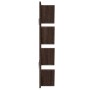 Estantería de pared 4 niveles marrón roble 33x16x90 cm de , Estantes y estanterías - Ref: Foro24-840722, Precio: 37,74 €, Des...