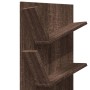 Estantería de pared 4 niveles marrón roble 33x16x90 cm de , Estantes y estanterías - Ref: Foro24-840722, Precio: 37,74 €, Des...