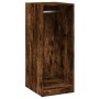 Armario de madera de ingeniería roble ahumado 48x41x102 cm de , Organizadores de vestidores y perchas de barra - Ref: Foro24-...