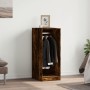 Armario de madera de ingeniería roble ahumado 48x41x102 cm de , Organizadores de vestidores y perchas de barra - Ref: Foro24-...