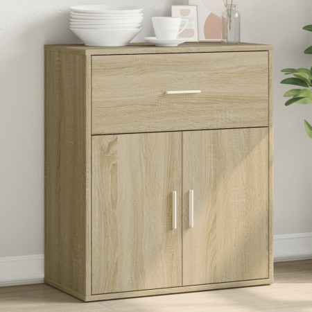 Aparador de madera de ingeniería roble Sonoma 60x31x70 cm de , Aparadores - Ref: Foro24-840466, Precio: 67,40 €, Descuento: %