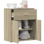 Aparador de madera de ingeniería roble Sonoma 60x31x70 cm de , Aparadores - Ref: Foro24-840466, Precio: 67,40 €, Descuento: %