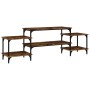 Mueble para TV madera contrachapada roble ahumado 157x35x52 cm de , Muebles TV - Ref: Foro24-826322, Precio: 65,65 €, Descuen...