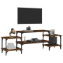 Mueble para TV madera contrachapada roble ahumado 157x35x52 cm de , Muebles TV - Ref: Foro24-826322, Precio: 65,65 €, Descuen...