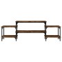 Mueble para TV madera contrachapada roble ahumado 157x35x52 cm de , Muebles TV - Ref: Foro24-826322, Precio: 65,65 €, Descuen...