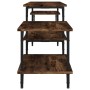 Mueble para TV madera contrachapada roble ahumado 157x35x52 cm de , Muebles TV - Ref: Foro24-826322, Precio: 65,65 €, Descuen...