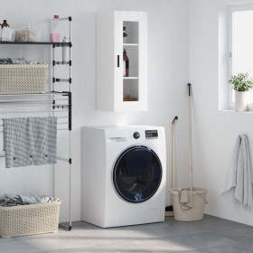 Armario de pared blanco brillante 34,5x34x90 cm de , Aparadores - Ref: Foro24-828926, Precio: 54,55 €, Descuento: %