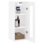 Armario de pared blanco brillante 34,5x34x90 cm de , Aparadores - Ref: Foro24-828926, Precio: 54,55 €, Descuento: %