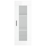 Armario de pared blanco brillante 34,5x34x90 cm de , Aparadores - Ref: Foro24-828926, Precio: 54,55 €, Descuento: %