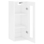 Armario de pared blanco brillante 34,5x34x90 cm de , Aparadores - Ref: Foro24-828926, Precio: 54,55 €, Descuento: %