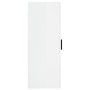 Armario de pared blanco brillante 34,5x34x90 cm de , Aparadores - Ref: Foro24-828926, Precio: 54,55 €, Descuento: %