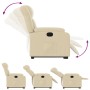 Sillón eléctrico reclinable elevable de tela color crema de , Sillones - Ref: Foro24-3205349, Precio: 357,82 €, Descuento: %