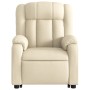 Sillón eléctrico reclinable elevable de tela color crema de , Sillones - Ref: Foro24-3205349, Precio: 357,82 €, Descuento: %