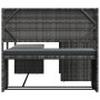 Sofá de jardín en forma de L con mesa y cojines ratán PE gris de , Conjuntos de jardín - Ref: Foro24-362348, Precio: 234,75 €...