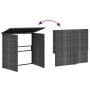 Sofá de jardín en forma de L con mesa y cojines ratán PE gris de , Conjuntos de jardín - Ref: Foro24-362348, Precio: 234,75 €...